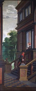 Een zeven-delige decoratieve reeks: De buitentrap