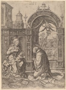 De Visioen van Sint Bernardus door Dirk Jacobsz Vellert