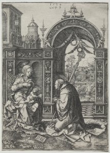 De visioen van St. Bernard door Dirk Jacobsz Vellert