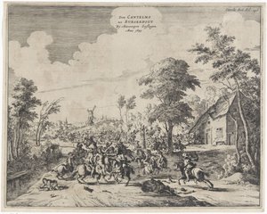Spanjaarden onder Don Cantelmo bij Borgerhout verslagen, 1643