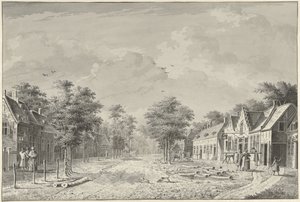 Gezicht op het dorp De Bilt