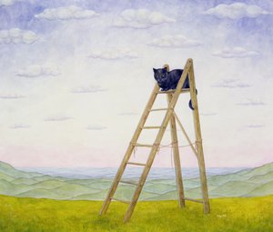 De ladderkat door Ditz