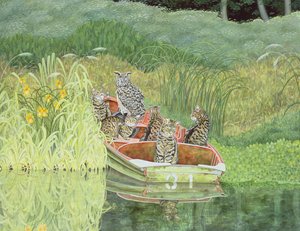 De uil en de poezen door Ditz