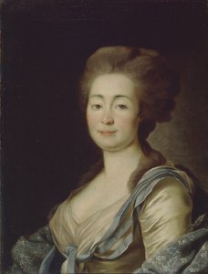 Portret van Anna Dorothea Louise Schmidt, geboren Barones Klossen, ca. 1785