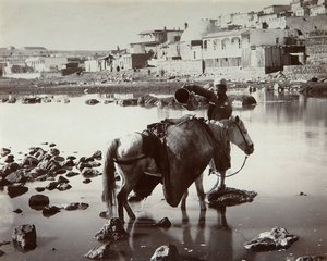 Een waterplaats, 1880s door Dmitri Ivanovich Yermakov