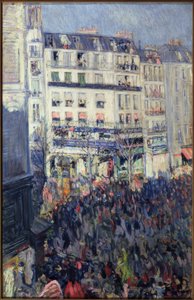 Mardi Gras in Parijs door Dmitri Michailowitsch Tarchow