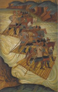 De rivier oversteken door Dmitri Semyonovich Stelletsky
