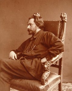 Portret van de auteur Leonid Nikolaievich Andreyev (1871-1919) door Dmitri Spiridonovich Zdobnov