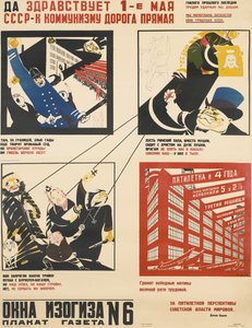 De eerste mei. De USSR is de rechte weg naar het communisme, 1931 door Dmitriy Stakhievich Moor