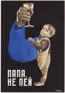 Papa, drink niet