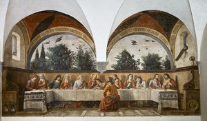 Het Laatste Avondmaal door Domenico Ghirlandaio