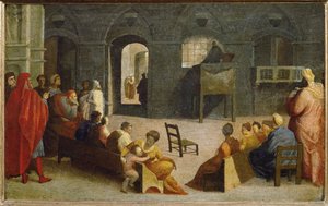 Een preek van Sint Bernardus van Siena ... door Domenico Beccafumi