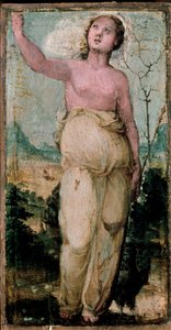 Vrouwelijk figuur door Domenico Beccafumi
