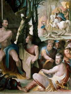 Friesland: het offer van Codros koning van Athene (detail)