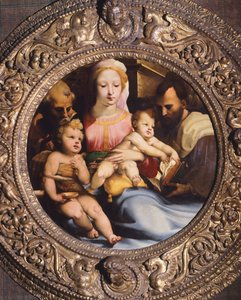 Heilige Familie door Domenico Beccafumi