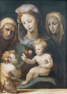 Madonna en Kind met Heiligen Johannes, Elizabeth en Catharina van Siena
