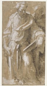 Twee apostelen door Domenico Beccafumi