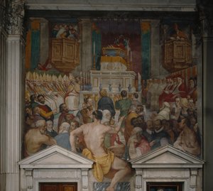 De Begrafenis van St. Antoninus, 1589 door Domenico Cresti