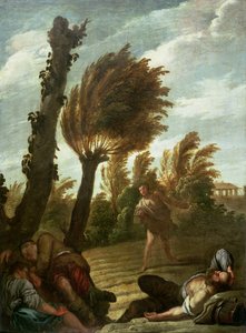 Parabel van de zaaier van onkruid, ca. 1620-21 door Domenico Fetti or Feti