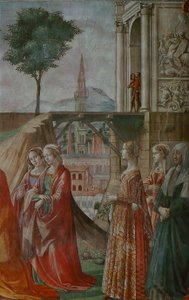Visitatie door Domenico Ghirlandaio