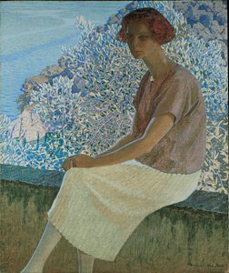Portret van Alma Fidora, 1922 door Domenico Guerello