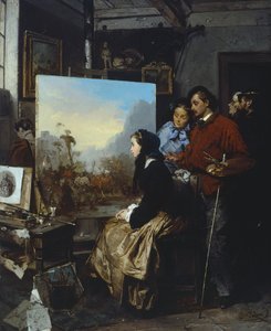 Een gedachte voor Garibaldi door Domenico Induno