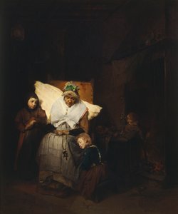 De Rozenkrans door Domenico Induno