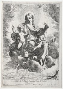 Madonna van de Rozenkrans door Domenico Maria Canuti