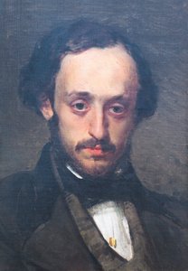 Pasquale Villari als jonge man door Domenico Morelli