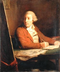 Portret van Francesco Bartolozzi (1727-1815) door Domenico Pellegrini