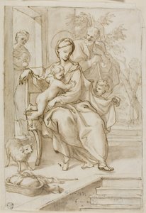 Heilige Familie met Sint-Anna en de jonge Sint-Jan de Doper