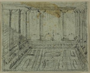 Portico door Domenico Quaglio