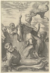 Allegorie van Vrede door Domenico Tibaldi