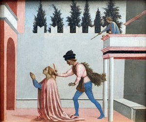 Duits: Das Martyrium der Heiligen Lucia Het martelaarschap van de heilige Lucia