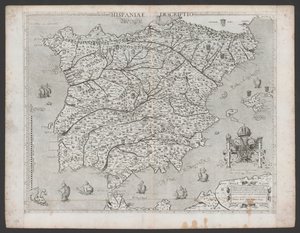 Hispaniae Descriptio de Domenico Zenoi (1560) door Domenico Zenoi