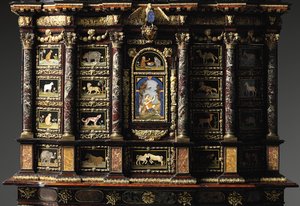 Louis XIV kabinet-op-stand door Domenico and Gobelins workshop (attr. to) Cucci