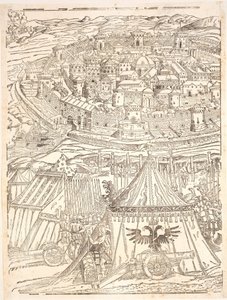 Inname van Goleta in Tunis door Karel V door Domenico dei Franceschi