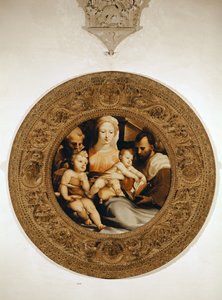 De Heilige Familie en Johannes de Doper door Domenico di Pace Beccafumi  