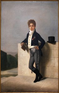 Portret van Joao Pedro Quintella, Graaf van Farrobo (1801-1869) door Domingos Antonio de Sequeira