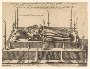 Doodsportret van Ferdinand II van Tirol