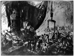 La Chantier, De Fabriek, 1924 door Dominique Jouvet Magron