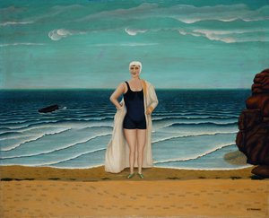 De kliffen en de zee, 1931 door Dominique Peyronnet
