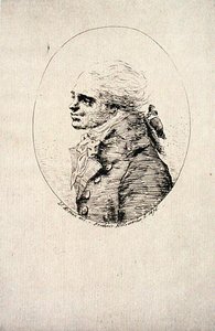 Jean-Louis Duport (1749-1819) gegraveerd door Frederic-Desire Hillemacher (1811-86) 1876