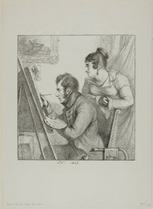 Baron Denon voor zijn Ezelschilderij door Dominique Vivant Denon