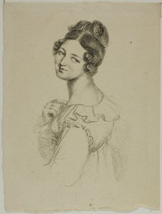 Portret van Madame Giacomelli door Dominique Vivant Denon