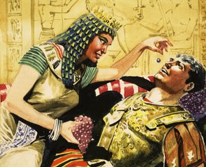 Cleopatra en Caesar