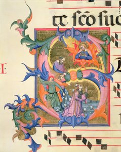 Ms 572 f.32v Geïllustreerde initiaal 