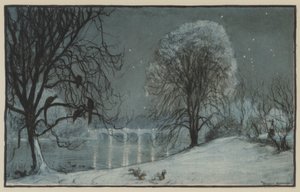 Een midwinterdroom. Een idylle van Kensington Gardens door Donald Maxwell