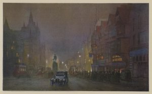 Oud en Nieuw in Holborn door Donald Maxwell
