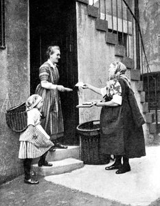 Visverkoper, Schotland, 1936 door Donald McLeish